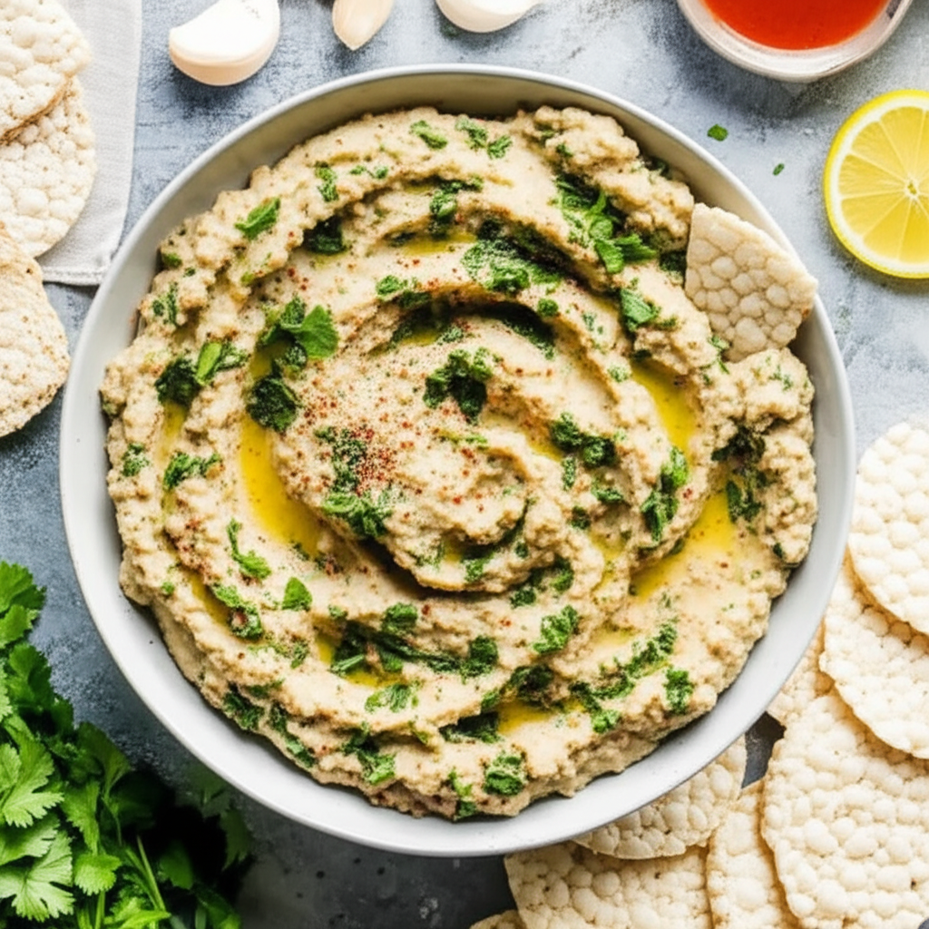Asian Chickpea And Coriander Dip image