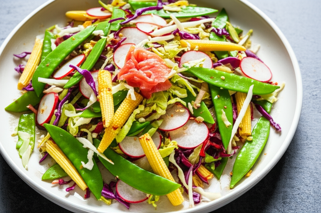 Asian Chopped Vegetable Salad image