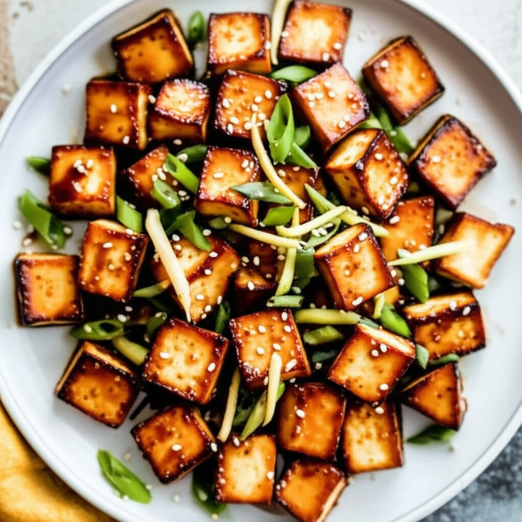 Asian Crispy Tofu Salad image