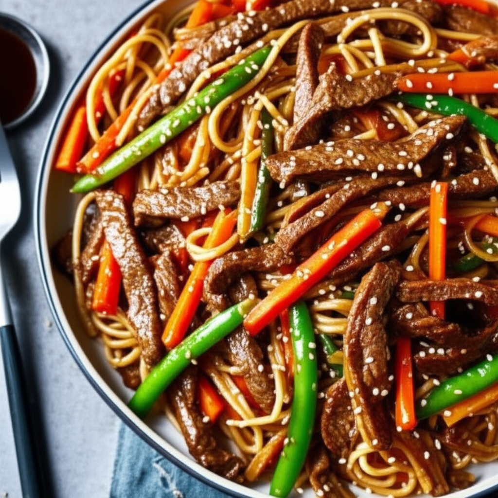 Asian Flank Steak Stir Fry image