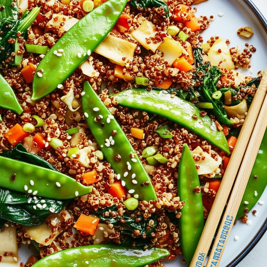 Asian Fried Quinoa Delight image