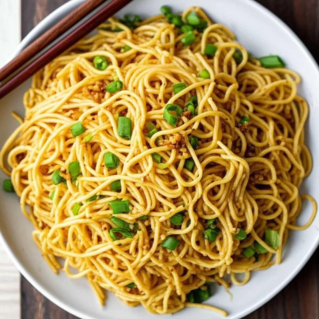 Asian Garlic Butter Noodles image