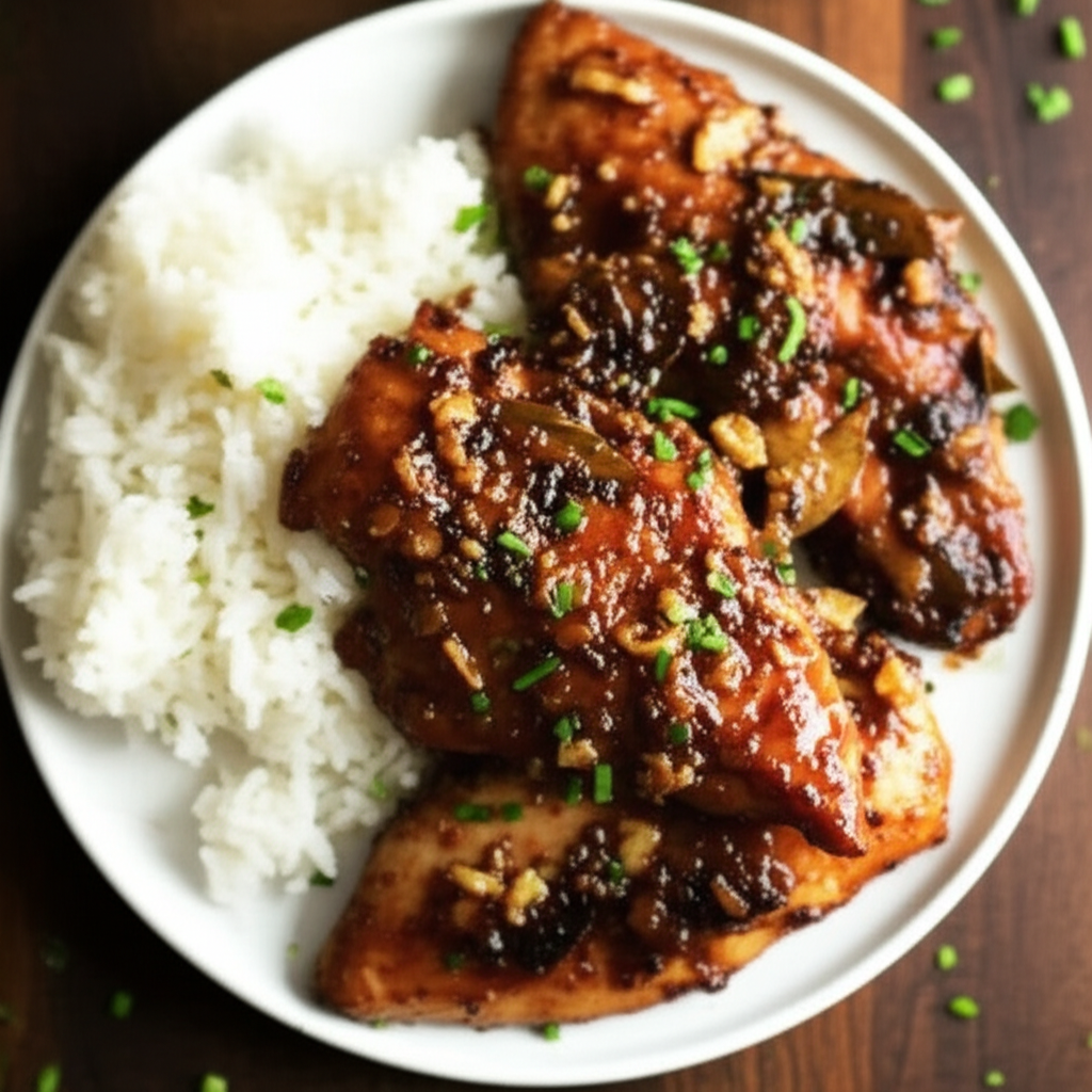 Asian Garlic Chicken image
