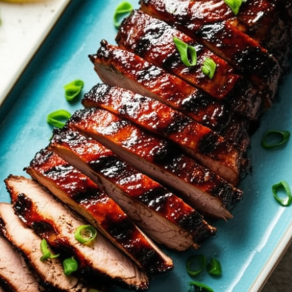Asian Glazed Grilled Pork Tenderloin image
