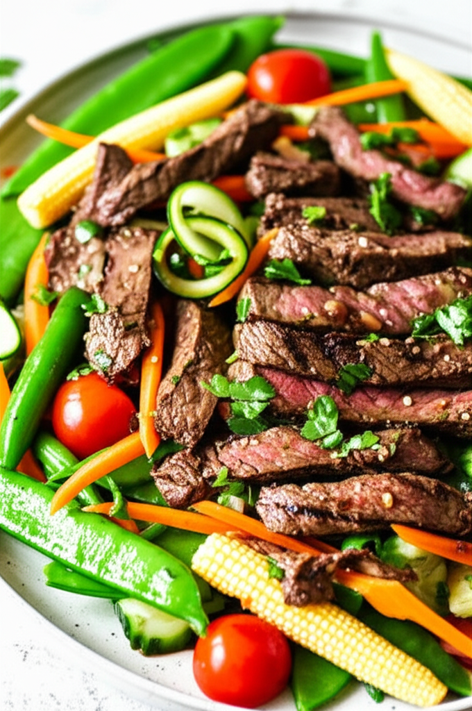 Asian Grilled Beef Salad image