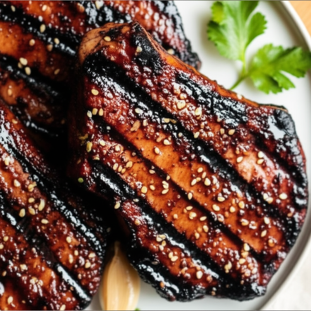 Asian Grilled Pork Chops image