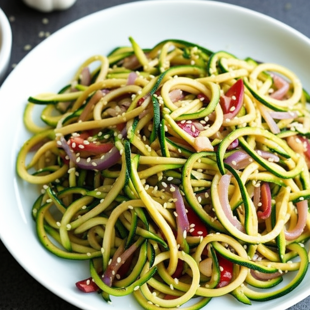 Asian Inspired Zucchini image