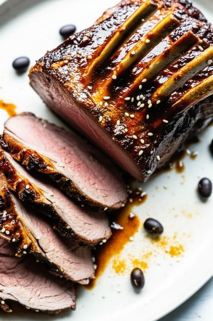 Asian Marinated Rack Of Lamb image
