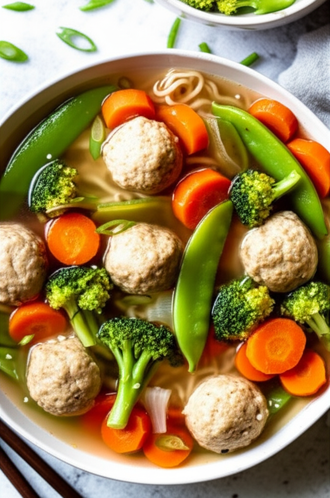 Asian Meatball Soup image