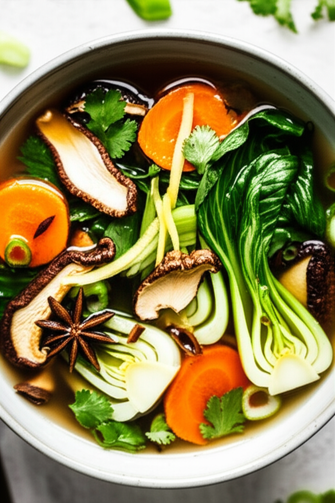 Asian Mushroom Soup image