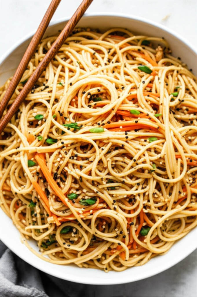 Asian Noodle Salad Quick And Easy Version image