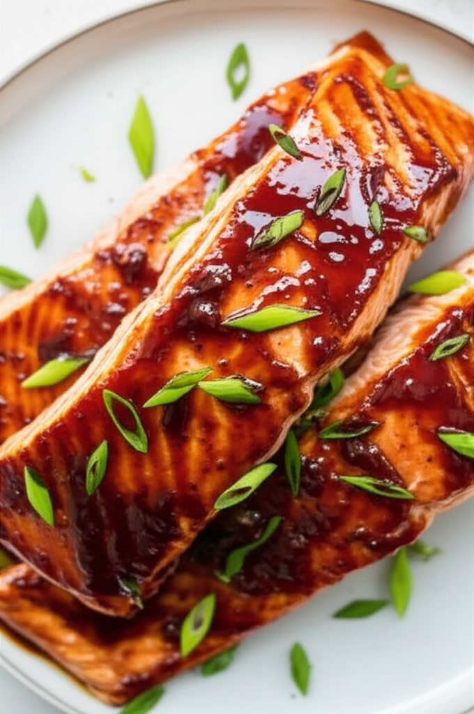 Asian Plum Broiled Salmon image