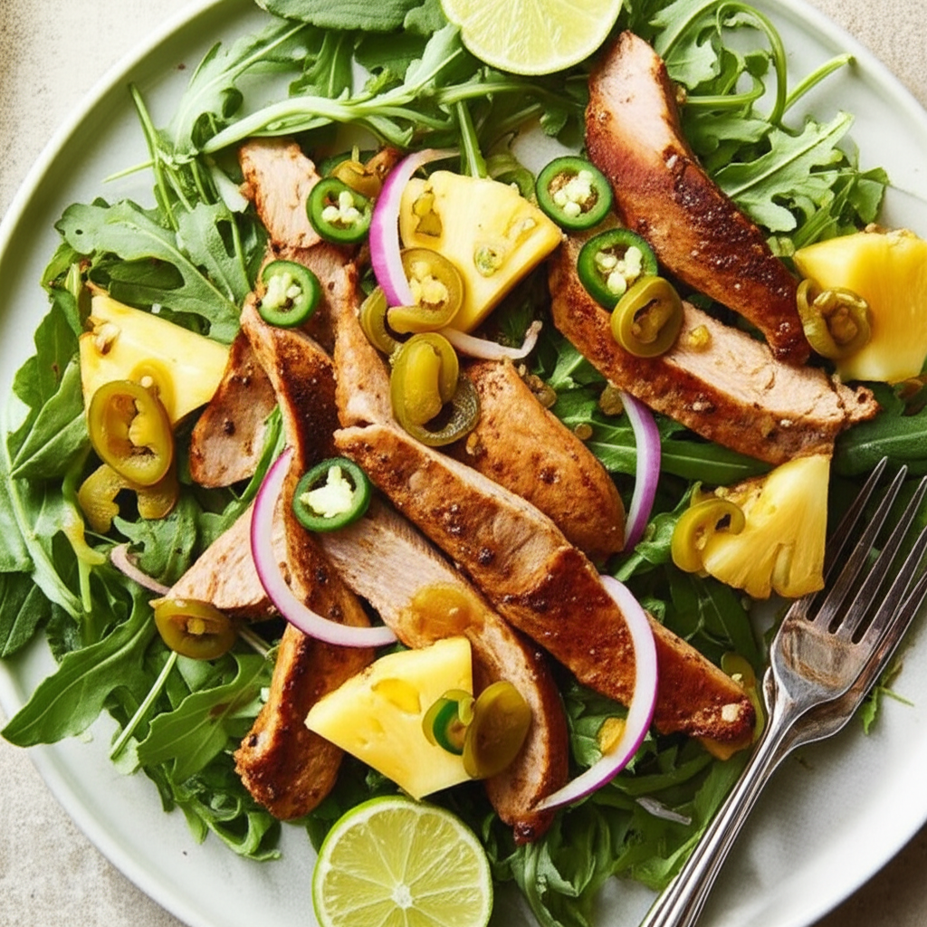 Asian Pork And Pineapple Salad image