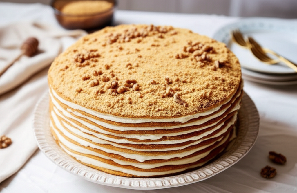 15 Layer Russian Honey Cake image