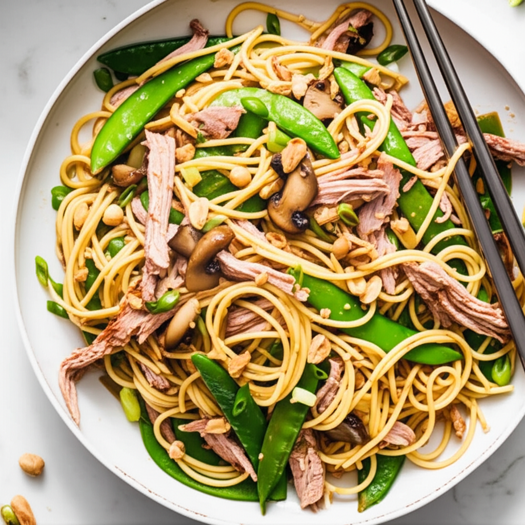 Asian Pork Spaghettini image