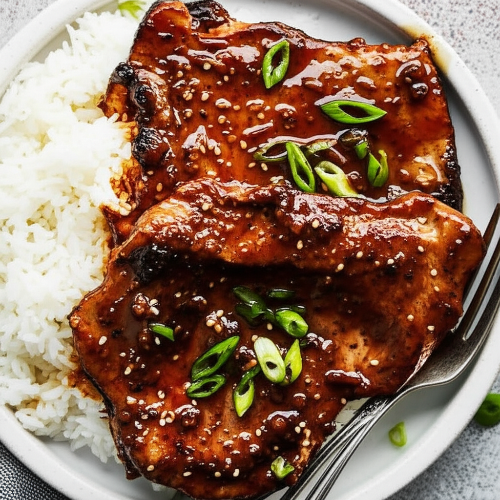 Asian Pork Steaks Marinade image