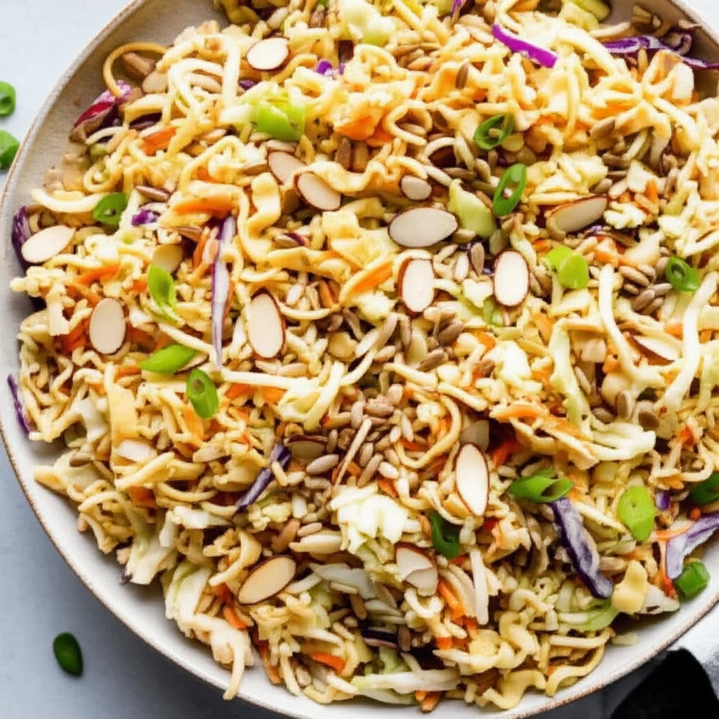 Asian Ramen Cole Slaw Salad image