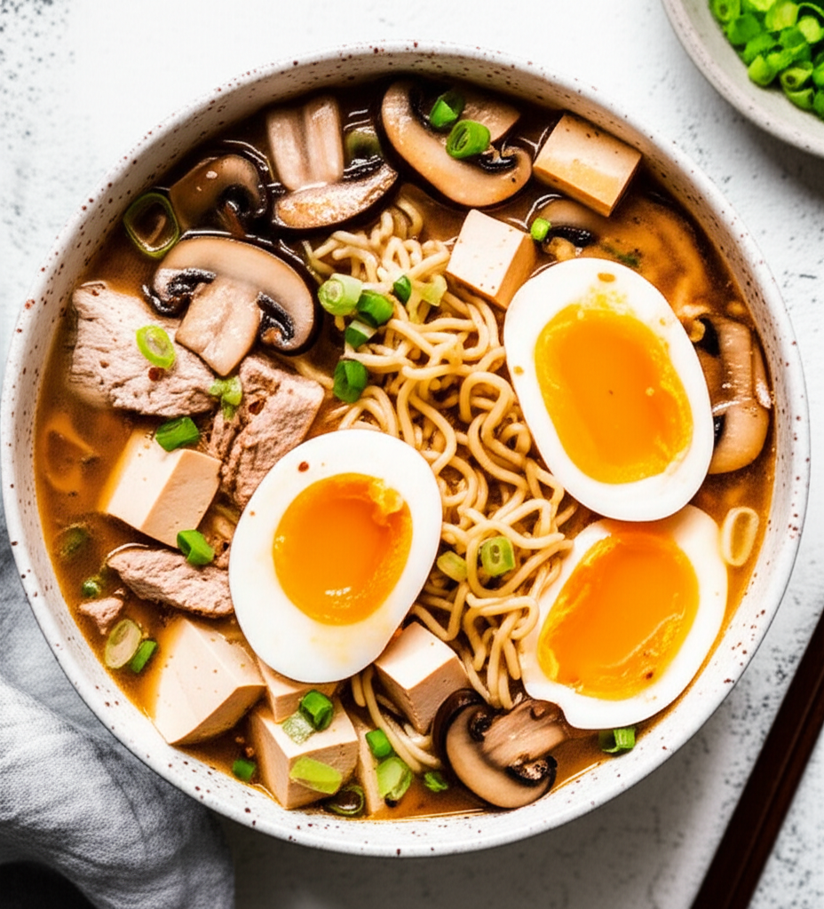 Asian Ramen Noodle Soup image