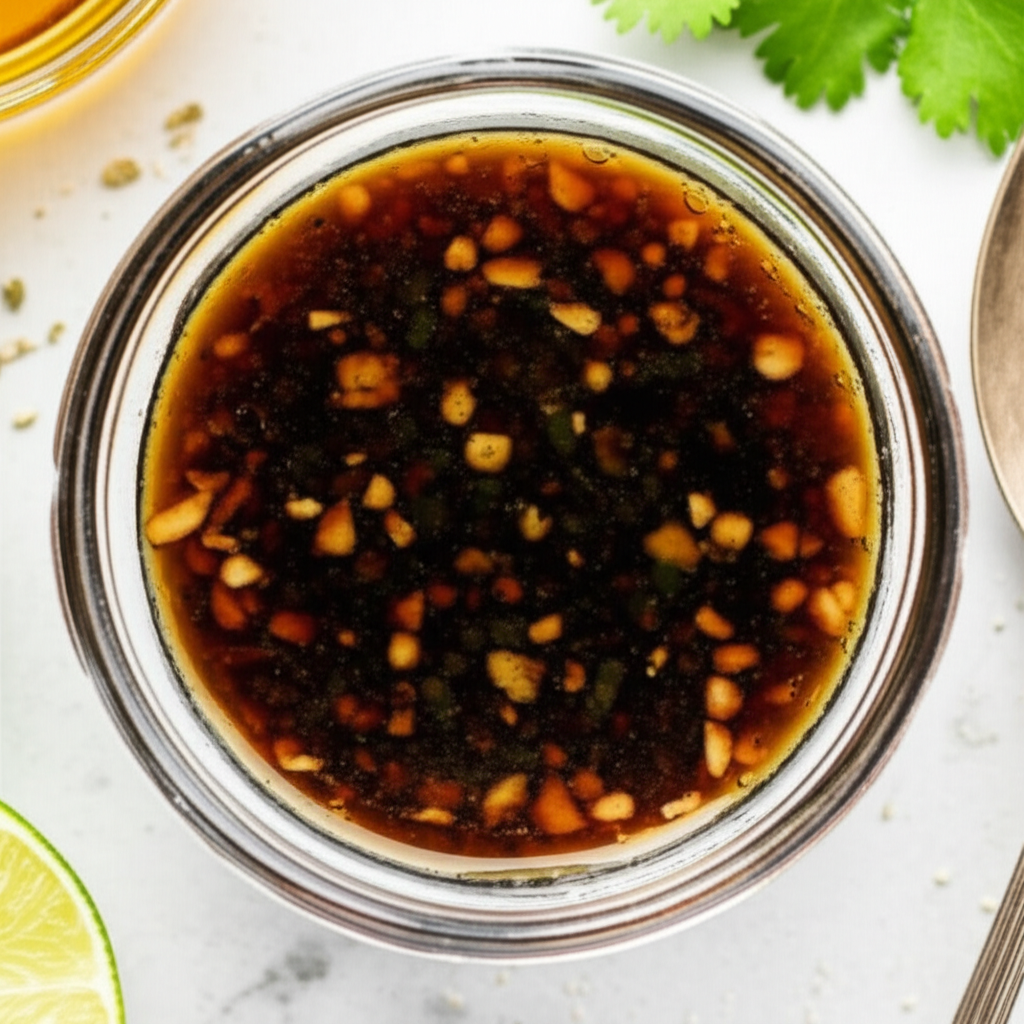 Asian Roasted Garlic Salad Dressing image