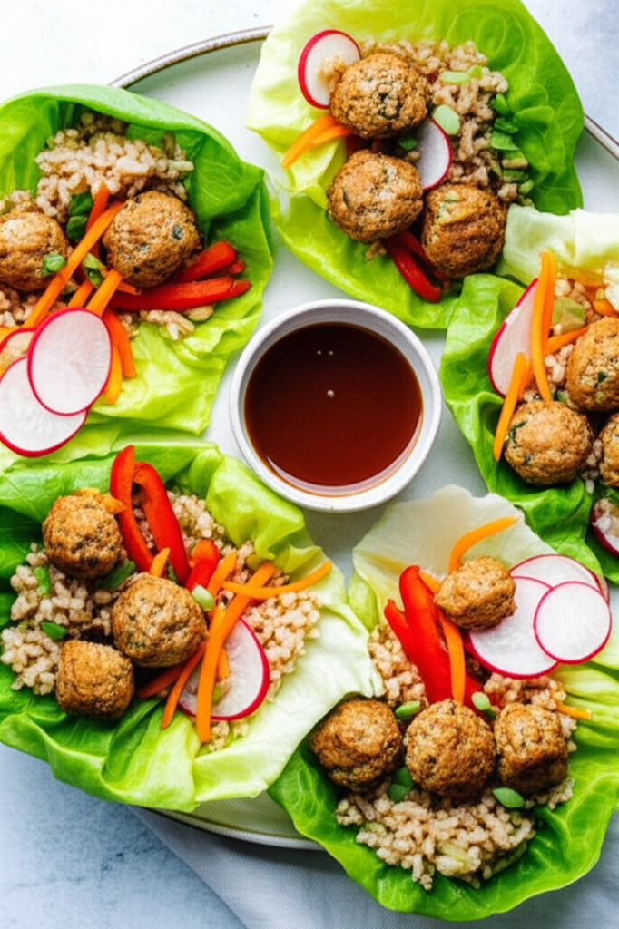 Asian Roll Lettuce Wrap Fun For The Entire Family image