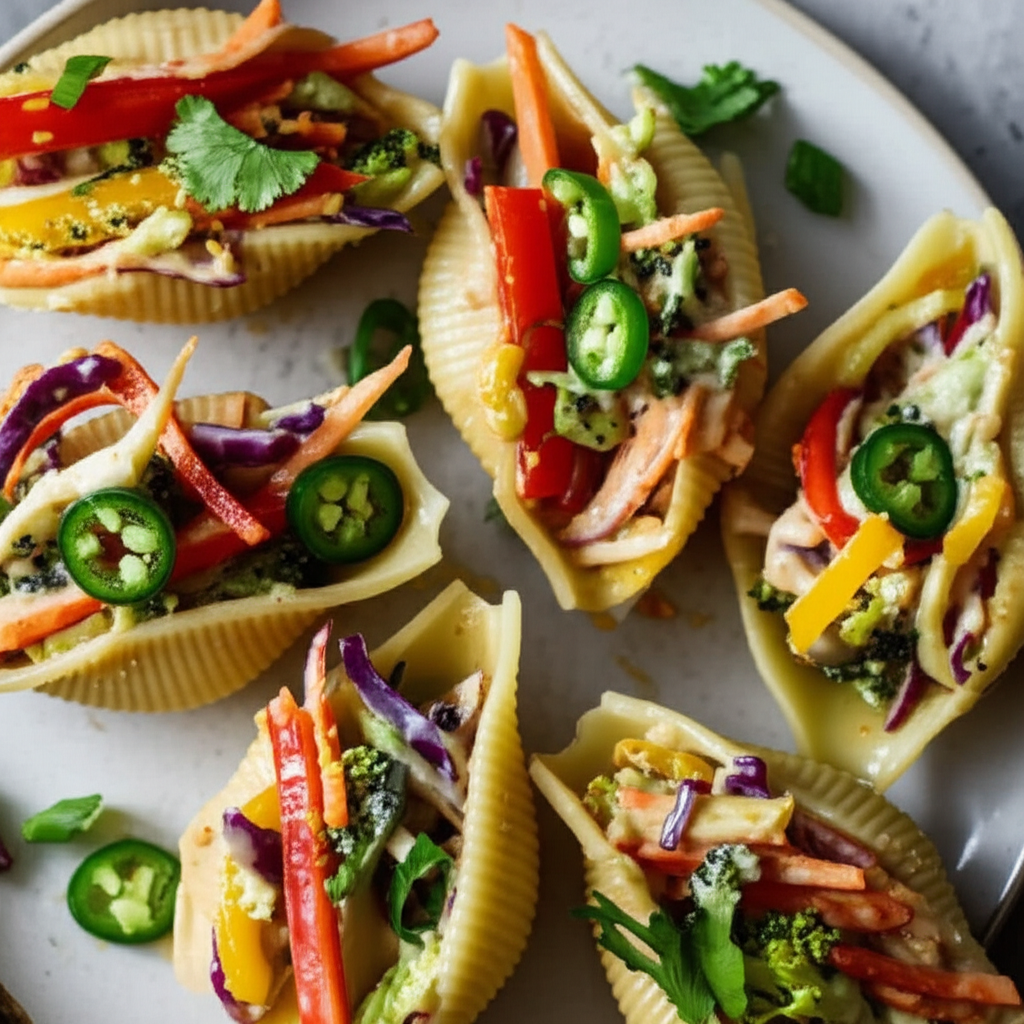 Asian Salad In Shells image