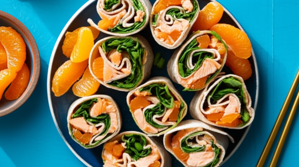 Asian Salmon Roll Ups image