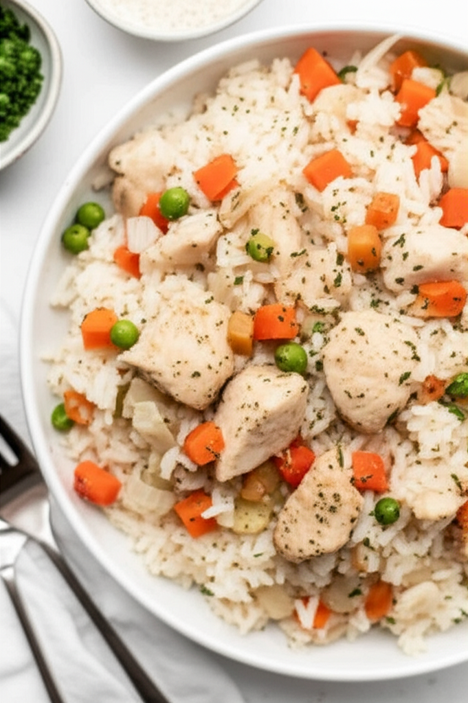 15 Minute Chicken And Rice Dinner image