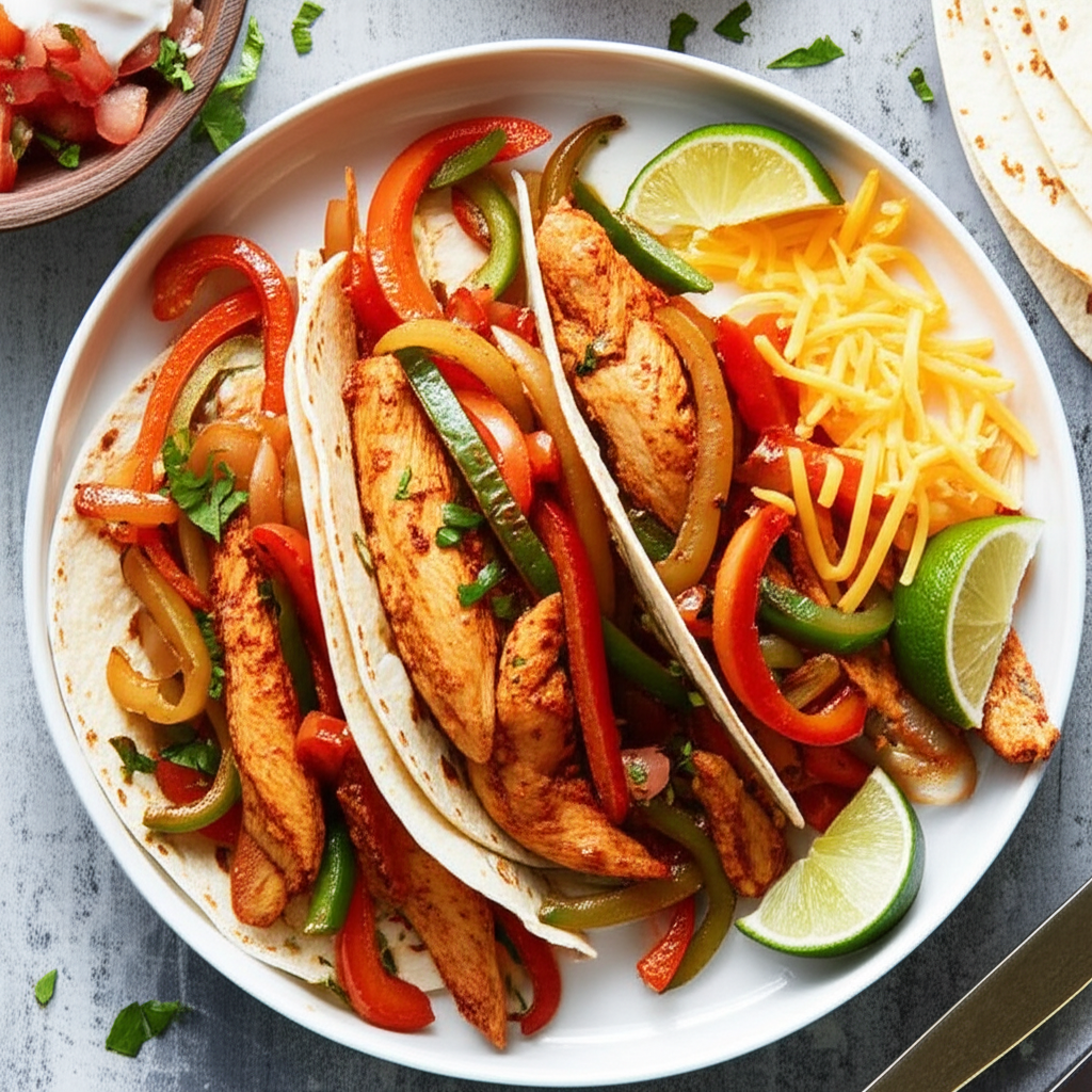 15 Minute Chicken Fajitas image