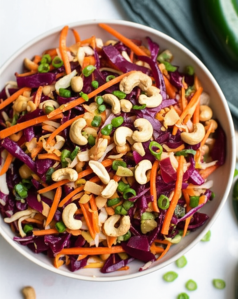 Asian Slaw A Raw Food Recipe image