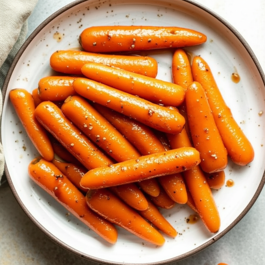 Asian Spiced Roasted Baby Carrots image