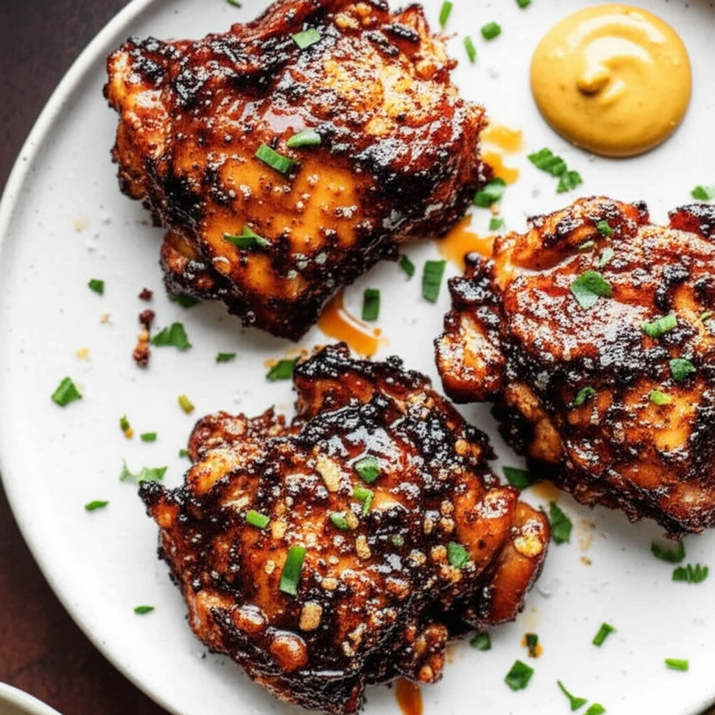 Asian Spicy Chicken Thighs image