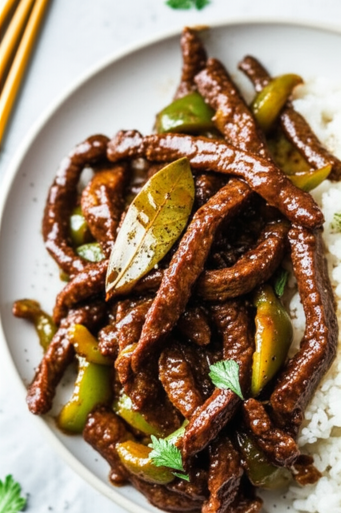 Asian Steak Strips Crock Pot image