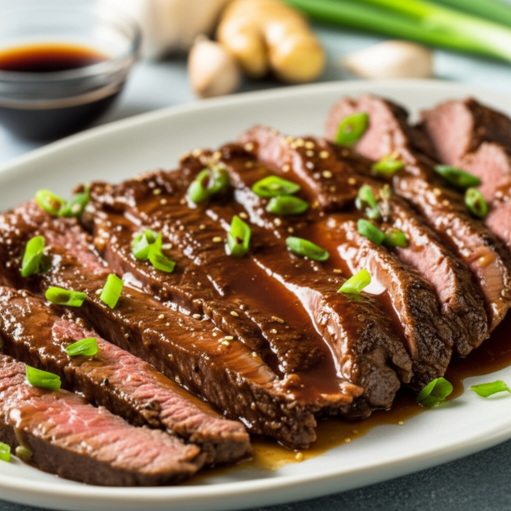 Asian Style Flank Steak image