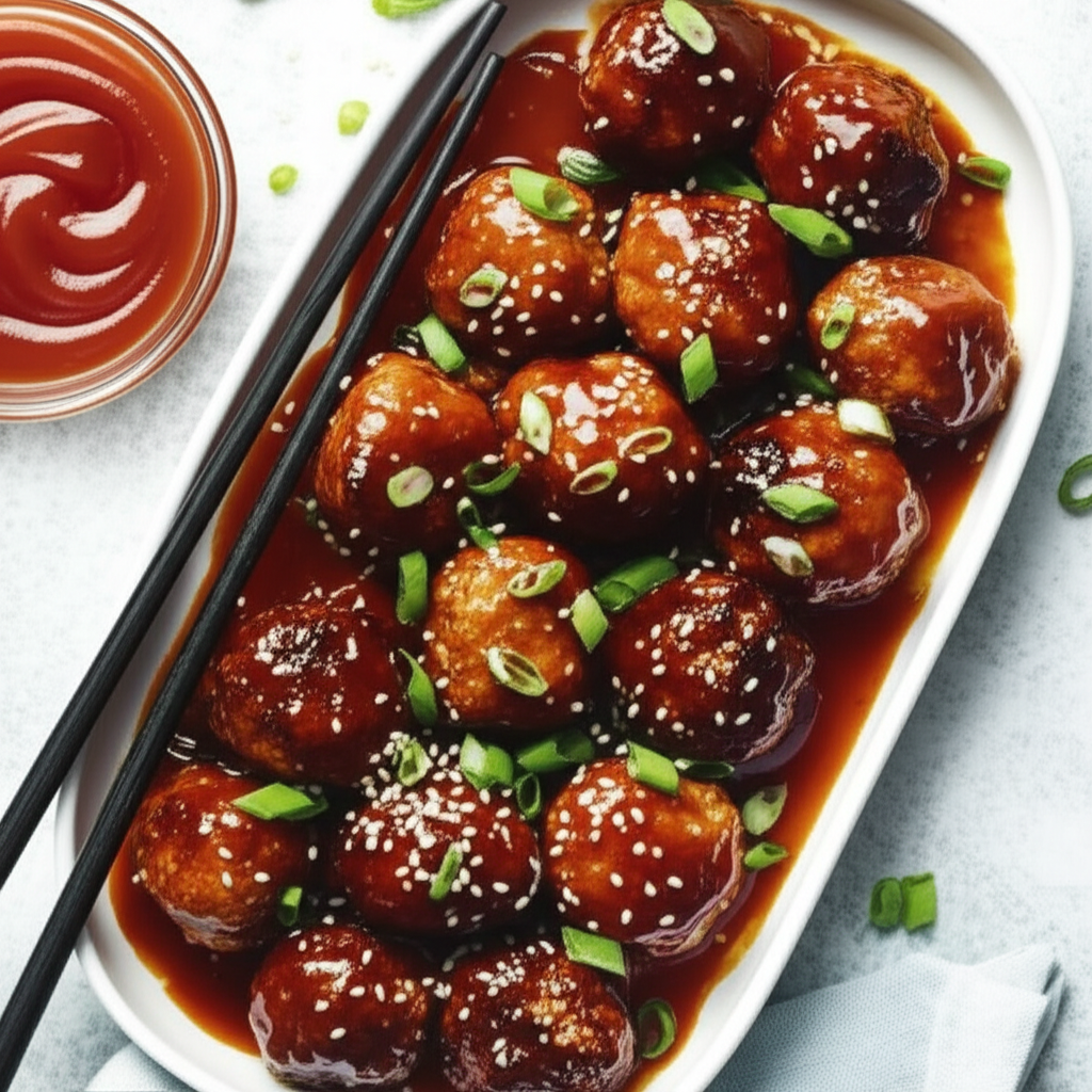 Asian Style Sweet Sour Meatballs image