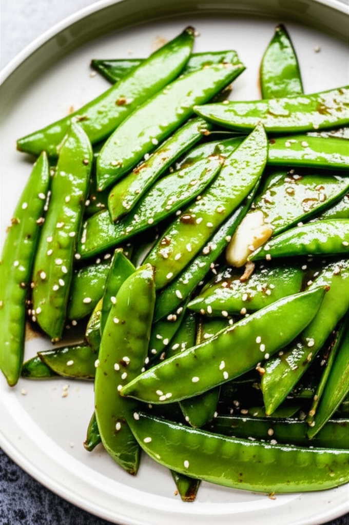 Asian Sugar Snap Peas image