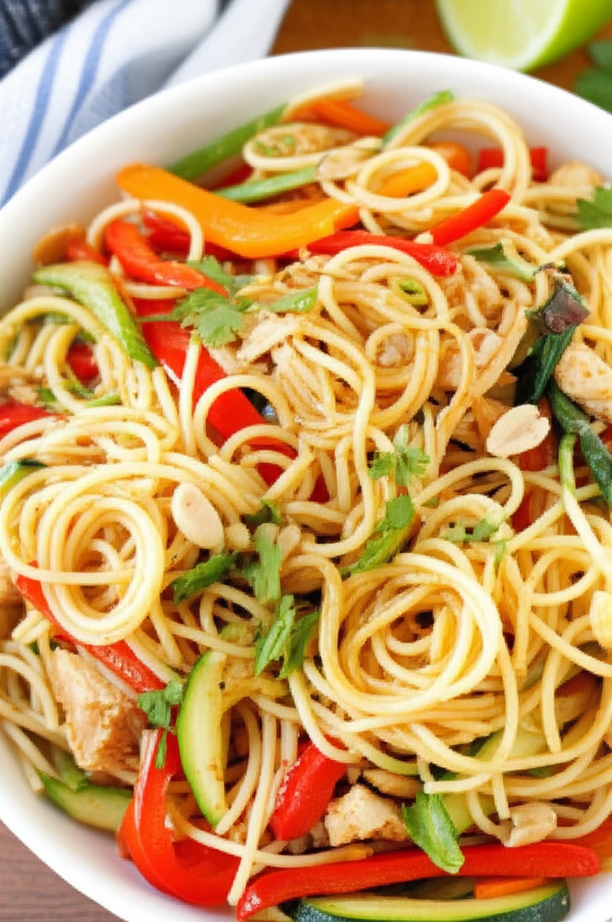 Asian Summer Pasta Salad image