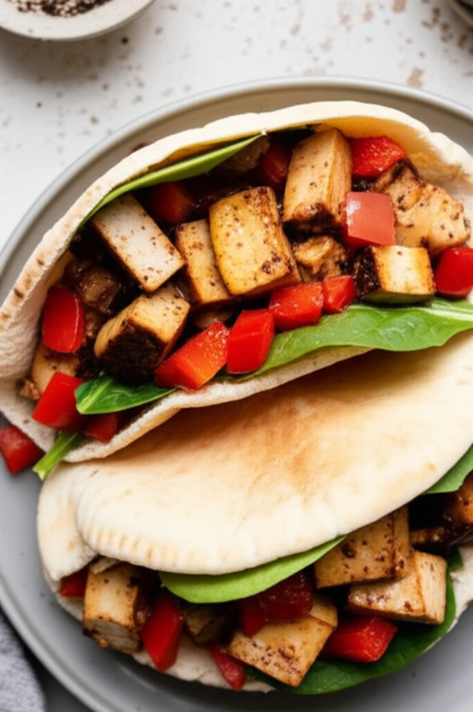 Asian Tofu Pitas image