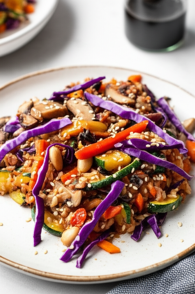 Asian Vegetable Casserole Veggie Bake image