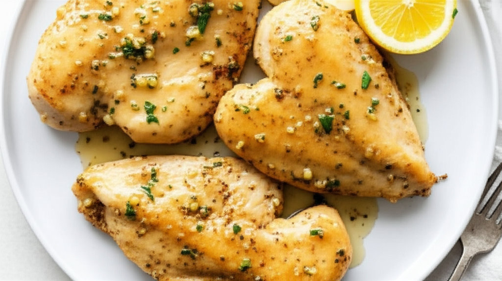 15 Minute Garlic Lemon Chicken image