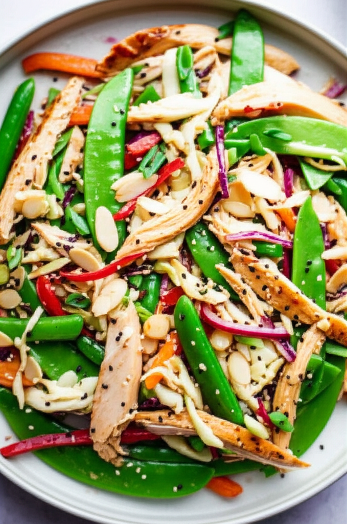 Asian Warm Chicken Cole Slaw image