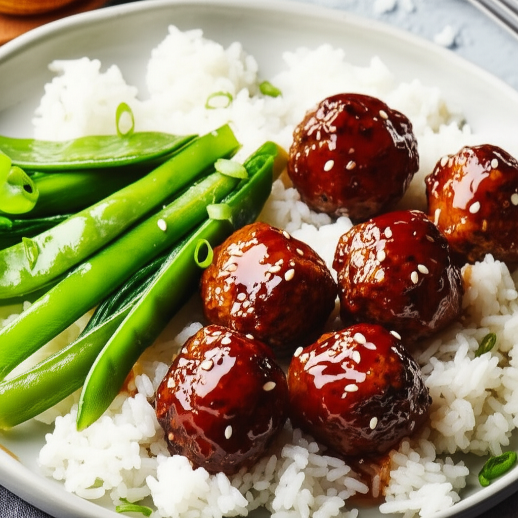 Asian Inspired Meatballs image