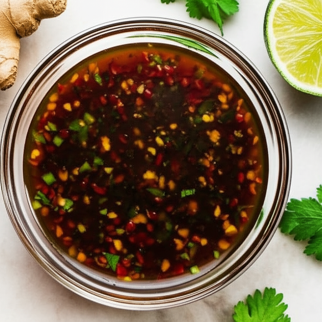 Asian Lime Sauce For Grilling And Dipping image