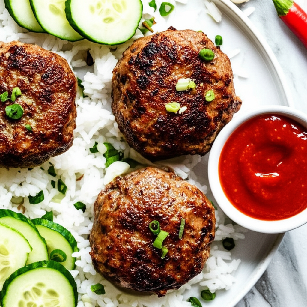 Asian Spiced Pork Rissoles image