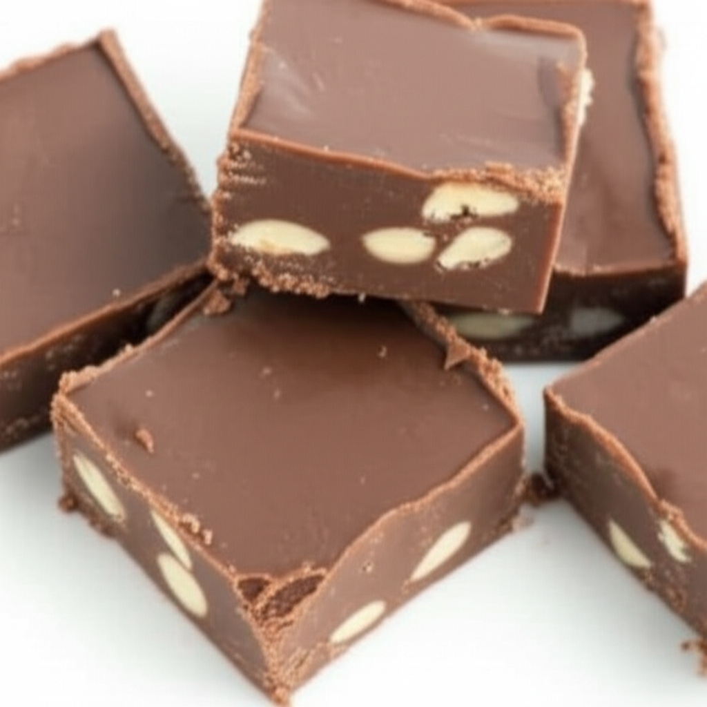 15 Minute No Bake Chocolate Peanut Butter Fudge image