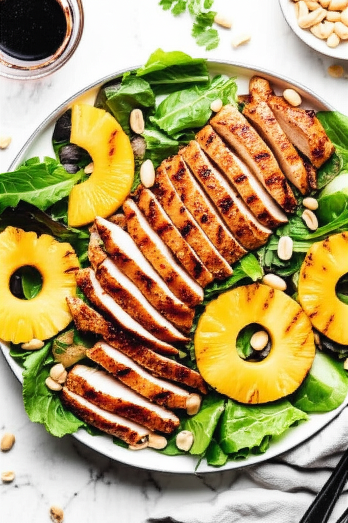 Asian Style Grilled Chicken Salad image