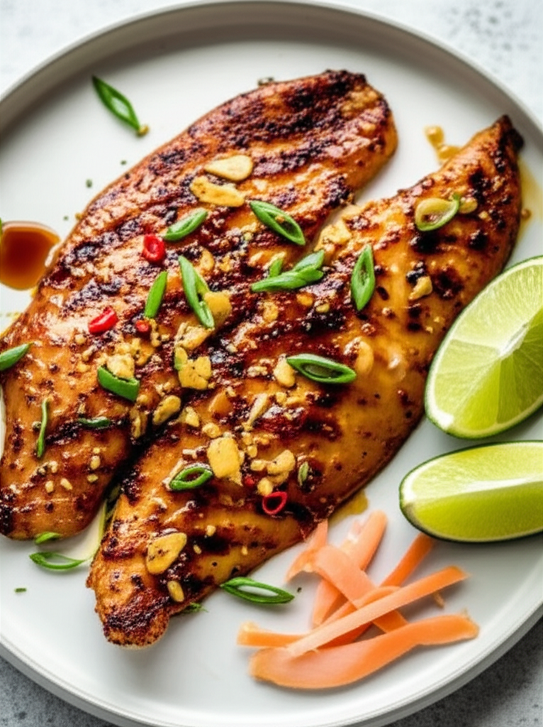 Asian Style Grilled Tilapia image