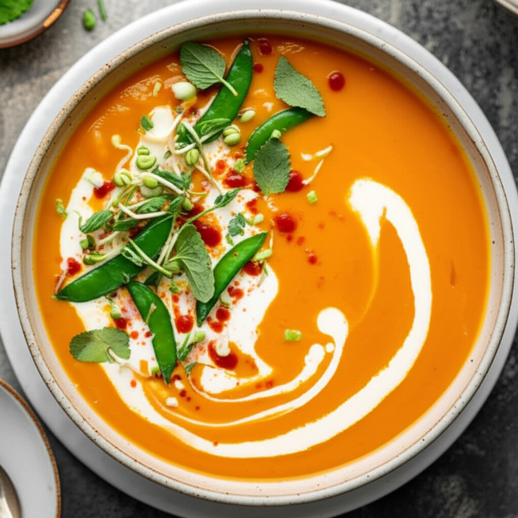 Asian Style Pumpkin Soup image
