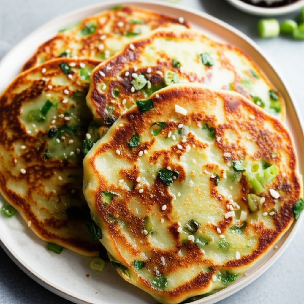 Asian Style Scallion Pancakes image