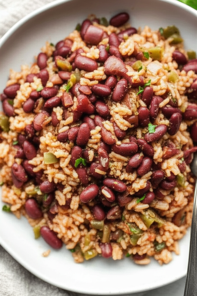 15 Minute Red Beans Rice image