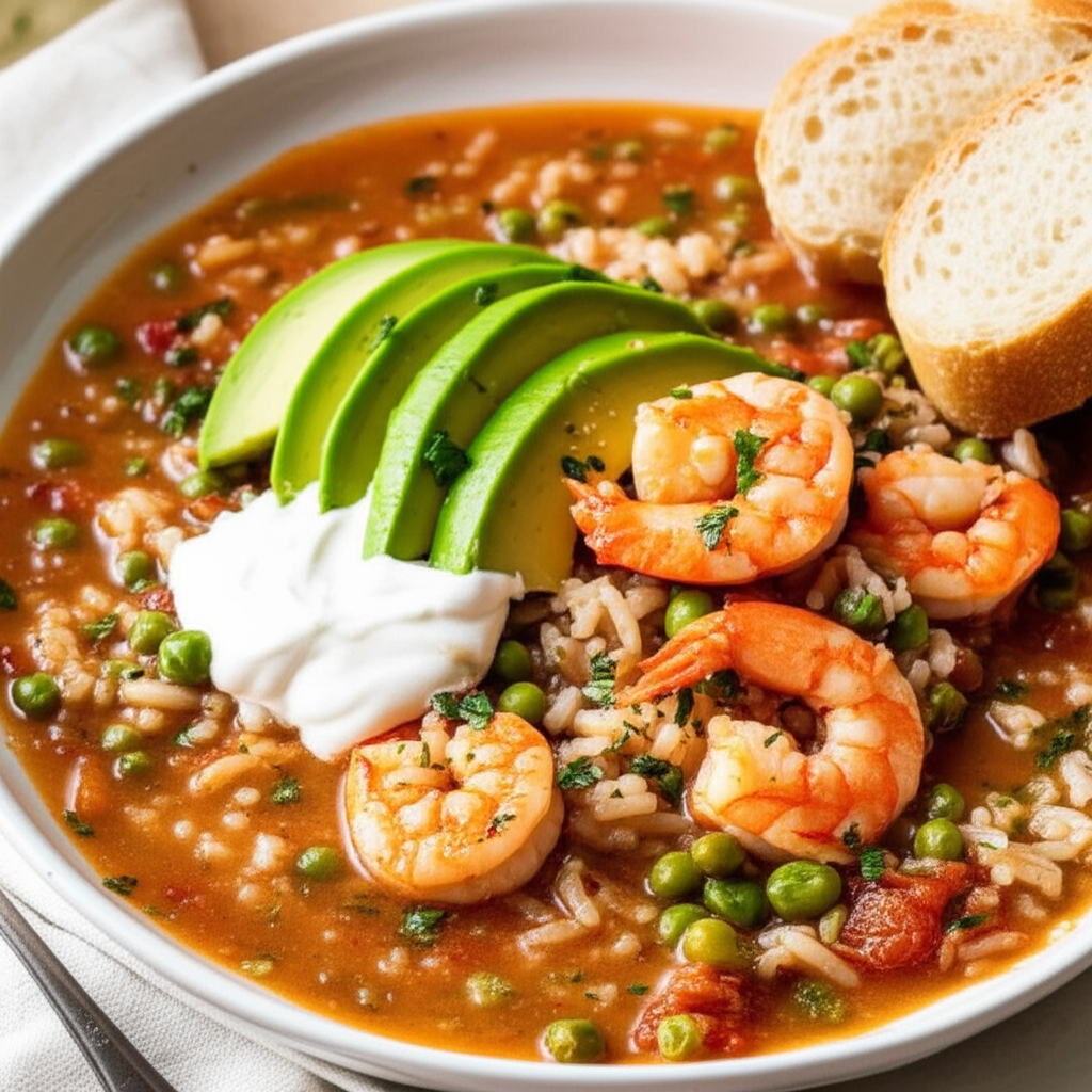 Asopao De Gandules Con Camarones image